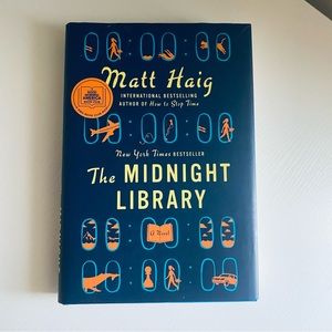 The Midnight Library by Matt Haig Hard Back Book New York Times Best Seller